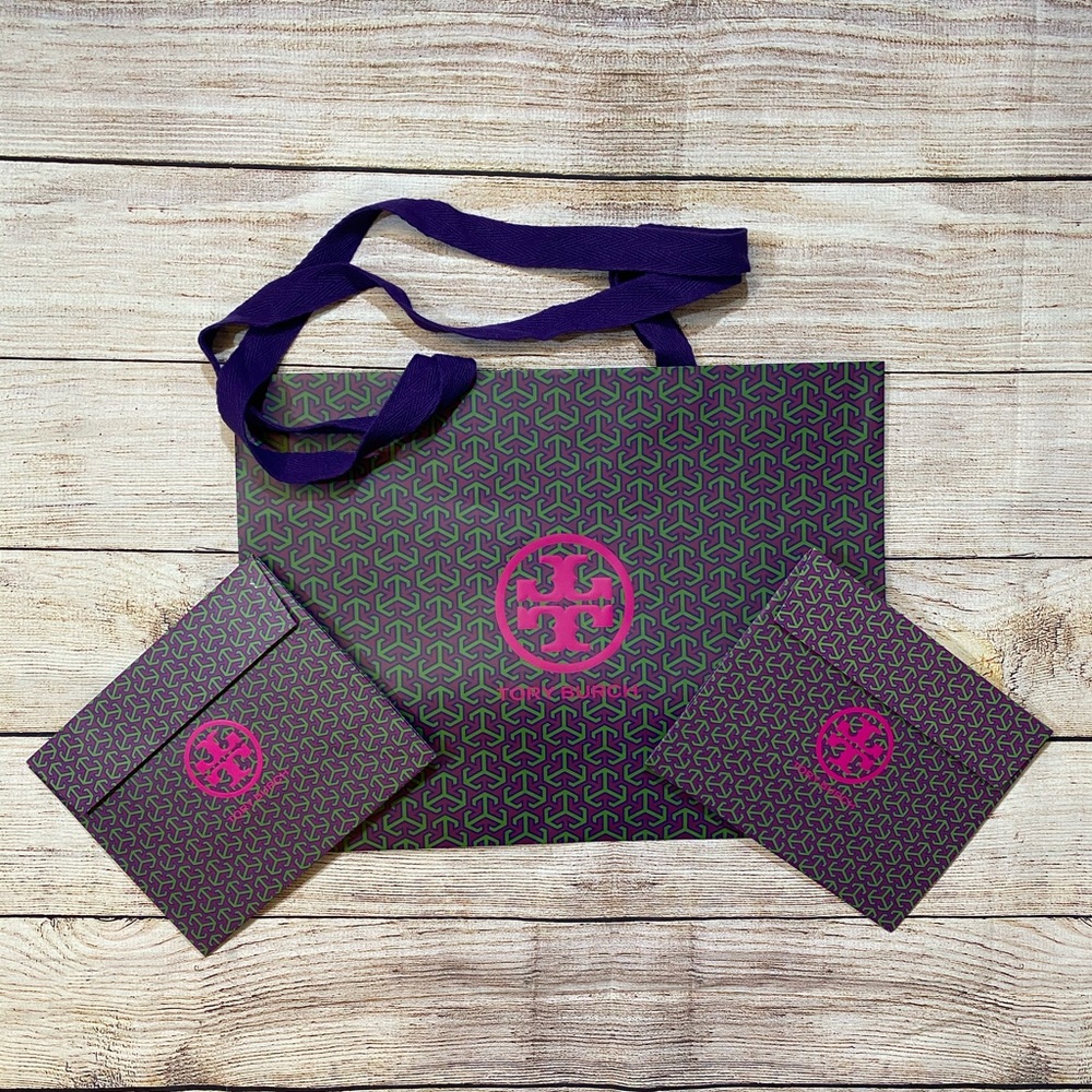 Set of 3 Tory Burch shopping bags